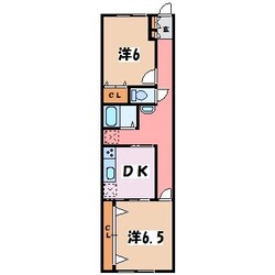 サンハイツ三溝の物件間取画像